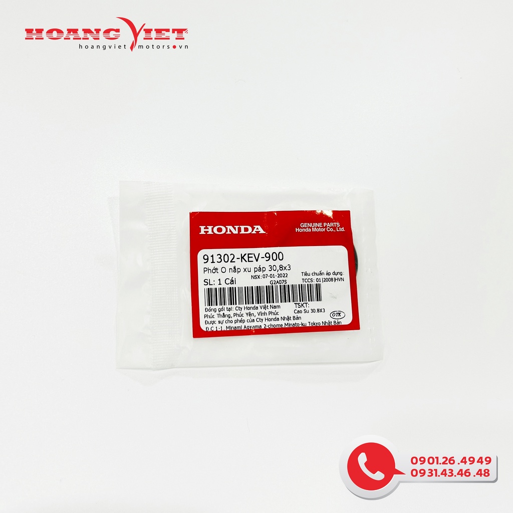 Phớt O nắp xu páp 30,8x3 - 91302KEV900