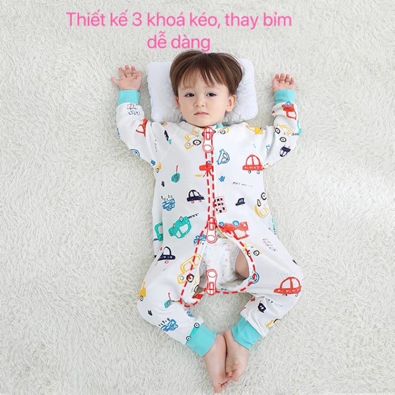 Túi ngủ mùa thu đông cho bé từ 0-5 tuổi mẫu mới