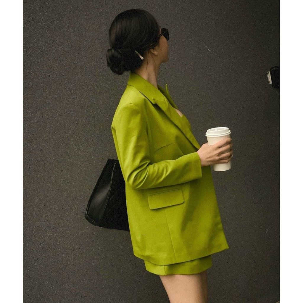 [HCM] Sét Bộ 3 Món Đùi Áo Trong Cúp Ngực Kèm Áo Khoác hời Trang Nữ Sam Closet Free Size 40-55kg