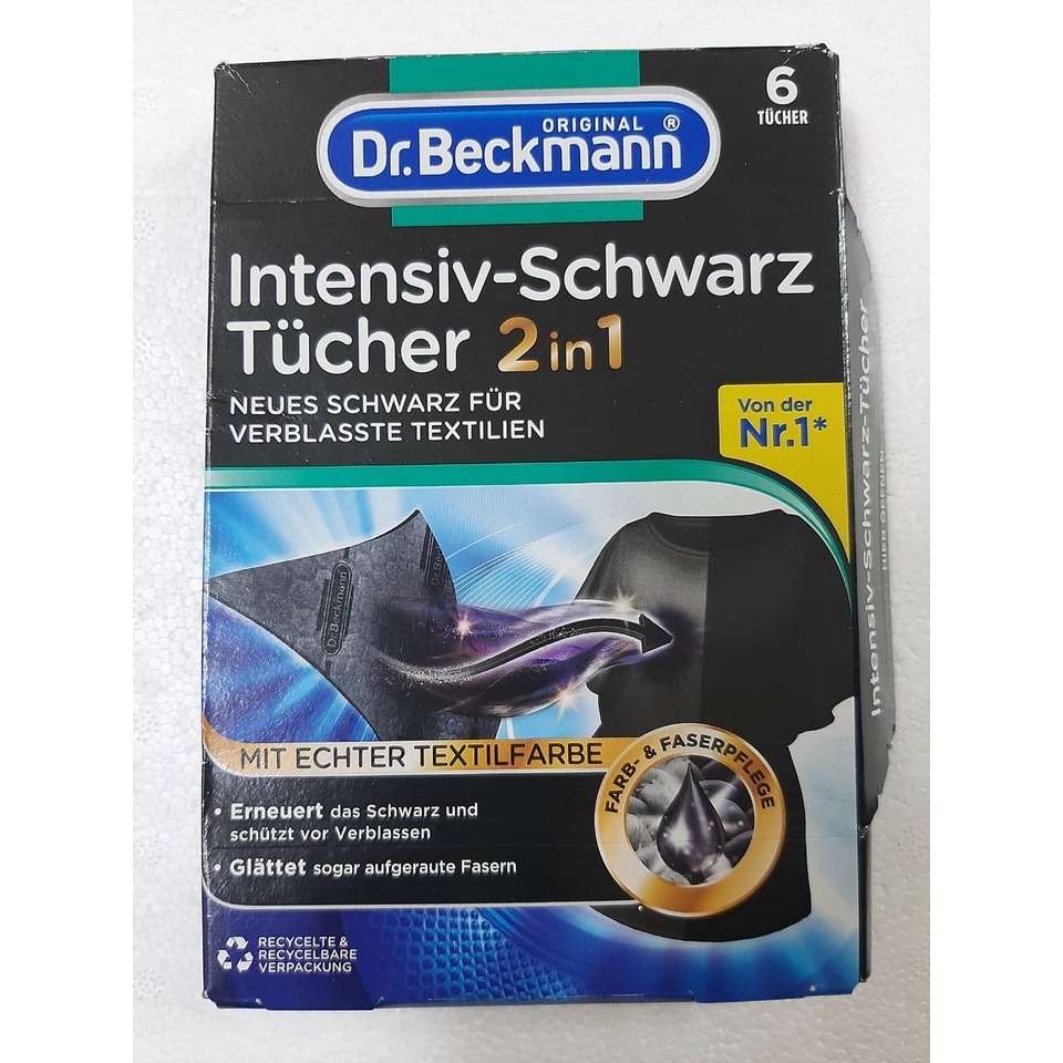 Giấy giữ màu quần áo cho đồ đen, làm mới, giữ màu đen khi giặt Heitmann Đức - Gemizy Shop