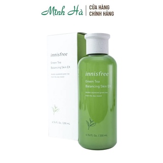 Nước hoa hồng chiết xuất trà xanh Innisfree Green Tea Balancing Skin EX 200ml
