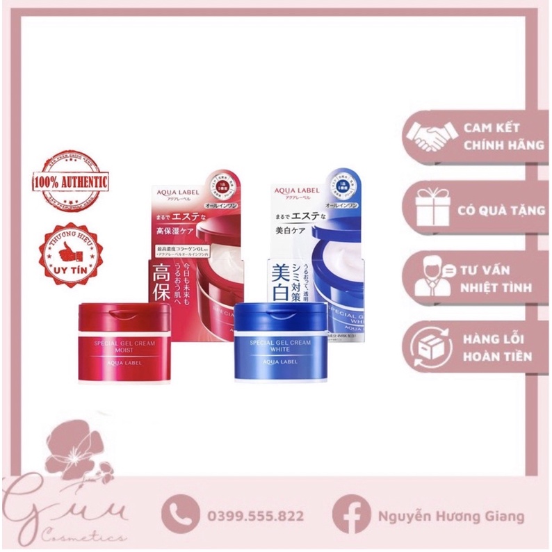 Kem dưỡng Aqua Label Shiseido Nhật Bản