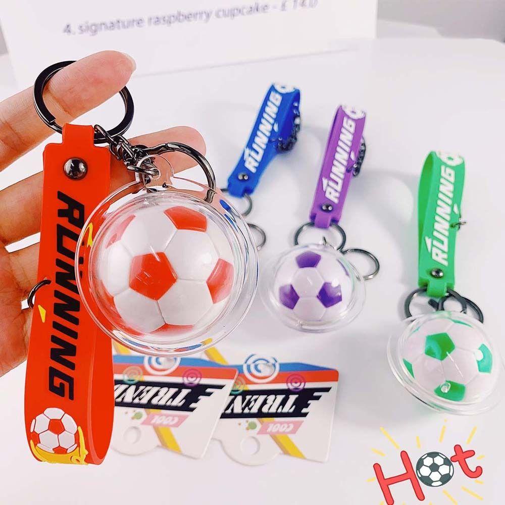 Móc Khóa Hình Quả Bóng Đá NORMAN Bằng PVC Sáng Tạo