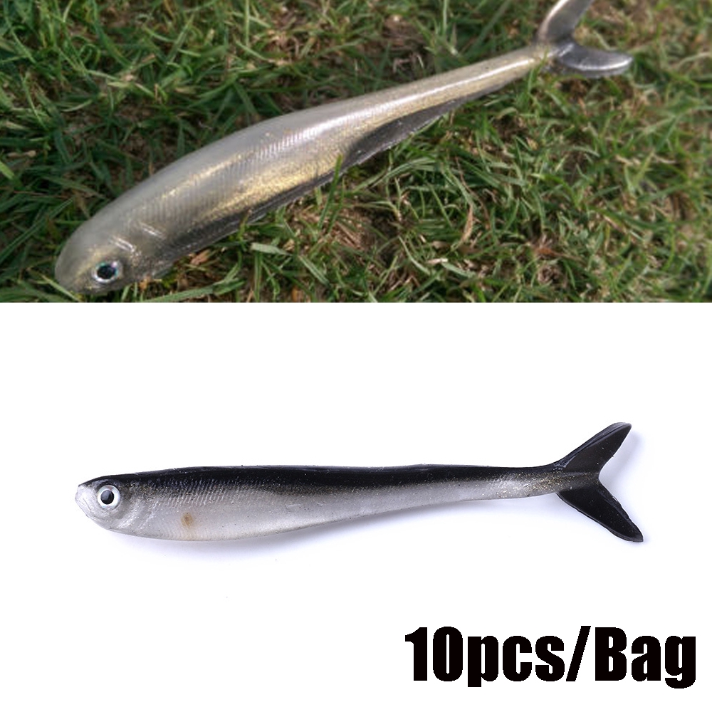 MUVAKO Set 10 mồi câu cá nhân tạo giống thật 8cm / 2g