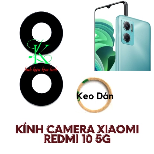 Kính camera xiaomi redmi 10 5g có sẵn keo dán