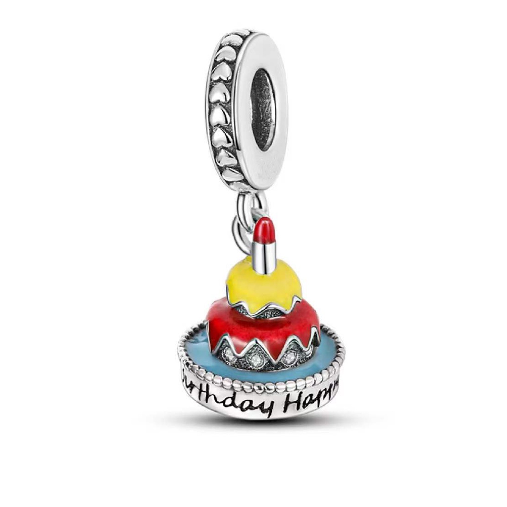 Pandora's new goldfish seafood series summer DIY crystal beaded bracelet accessories to send girlfriend charm big hole beads