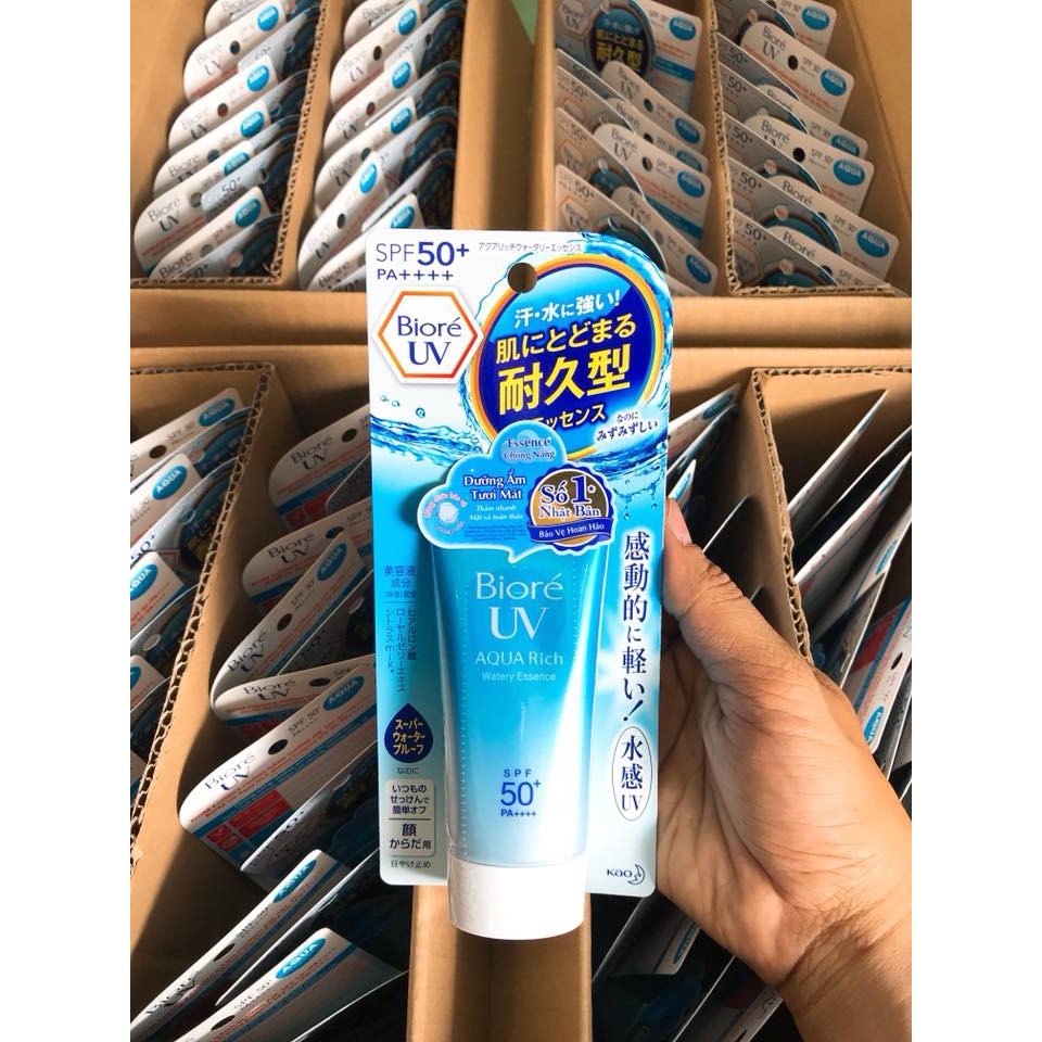 Kem chống nắng Biore UV Aqua Rich Watery Essence SPF50+/PA++++ 50ml | BigBuy360 - bigbuy360.vn