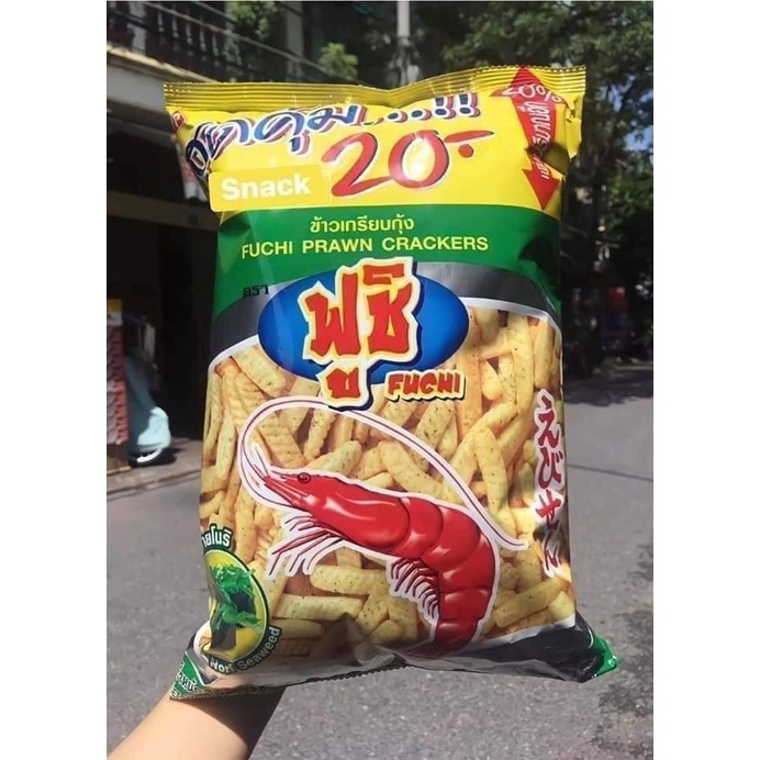 Bim bim tôm Thái Lan Fuchi 25k/ 1 gói vừa (80gr)