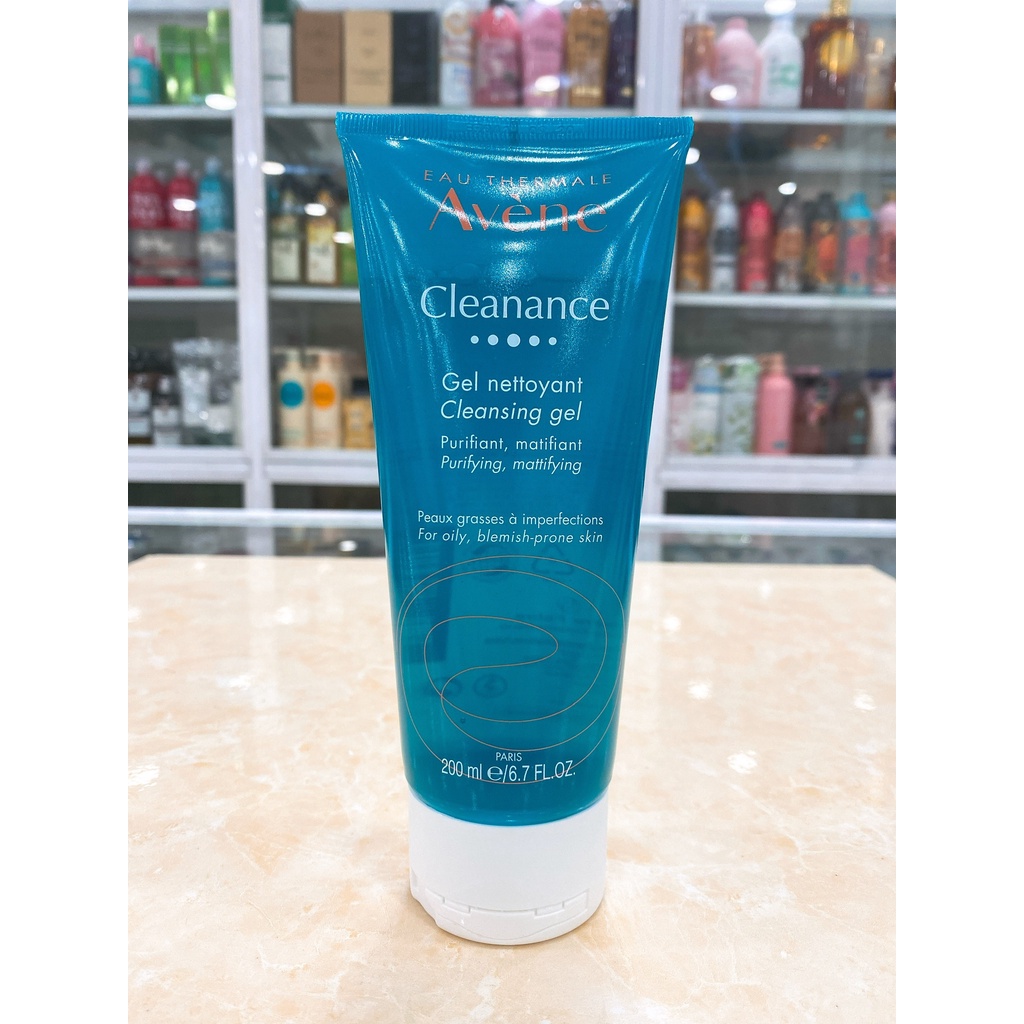 Sữa Rửa Mặt Giảm Mụn Kiềm Dầu Avene Cleanance Cleansing Gel Pháp 200ml