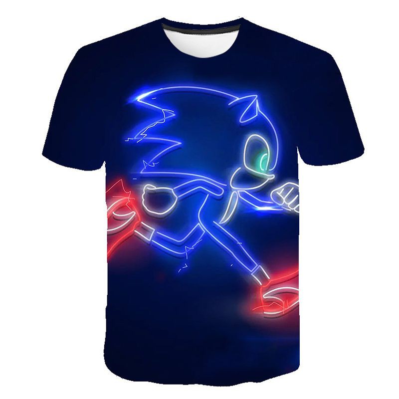 Áo Thun In Hình Sonic The Hedgehog