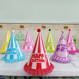Nón Sinh Nhật Happy Birthday Cho Bé