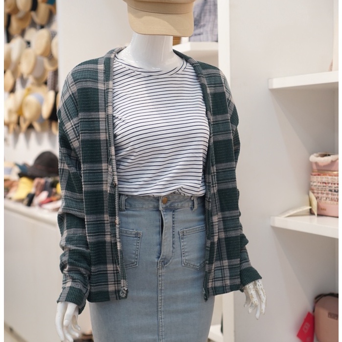 Áo khoác len cardigan nữ phong cách Hàn Quốc