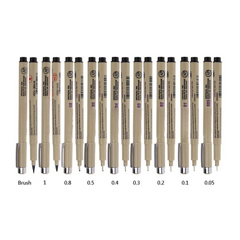 Bộ 9 Bút Lông Màu Vẽ Tranh