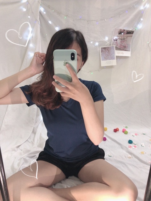 🌸 ÁO THỂ THAO TRƠN thun lạnh tập gym yoga chất mịn mát co dãn tốt !!!