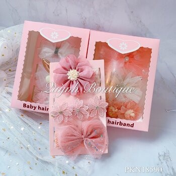 Phụ kiện trẻ em Quỳnh Boutique Set băng đô cho bé