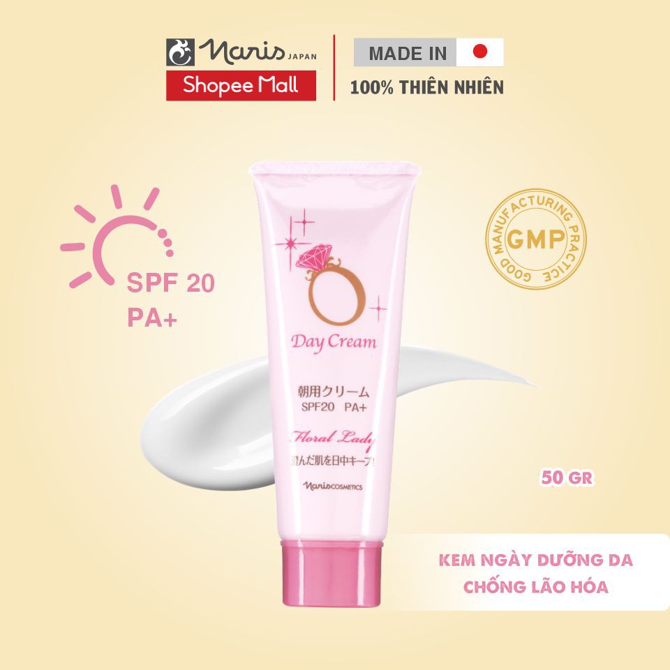 [Mã LTP50 giảm 50000 đơn 150000] Kem ngày Nariscosmetics Floral Lady Daycream 50g