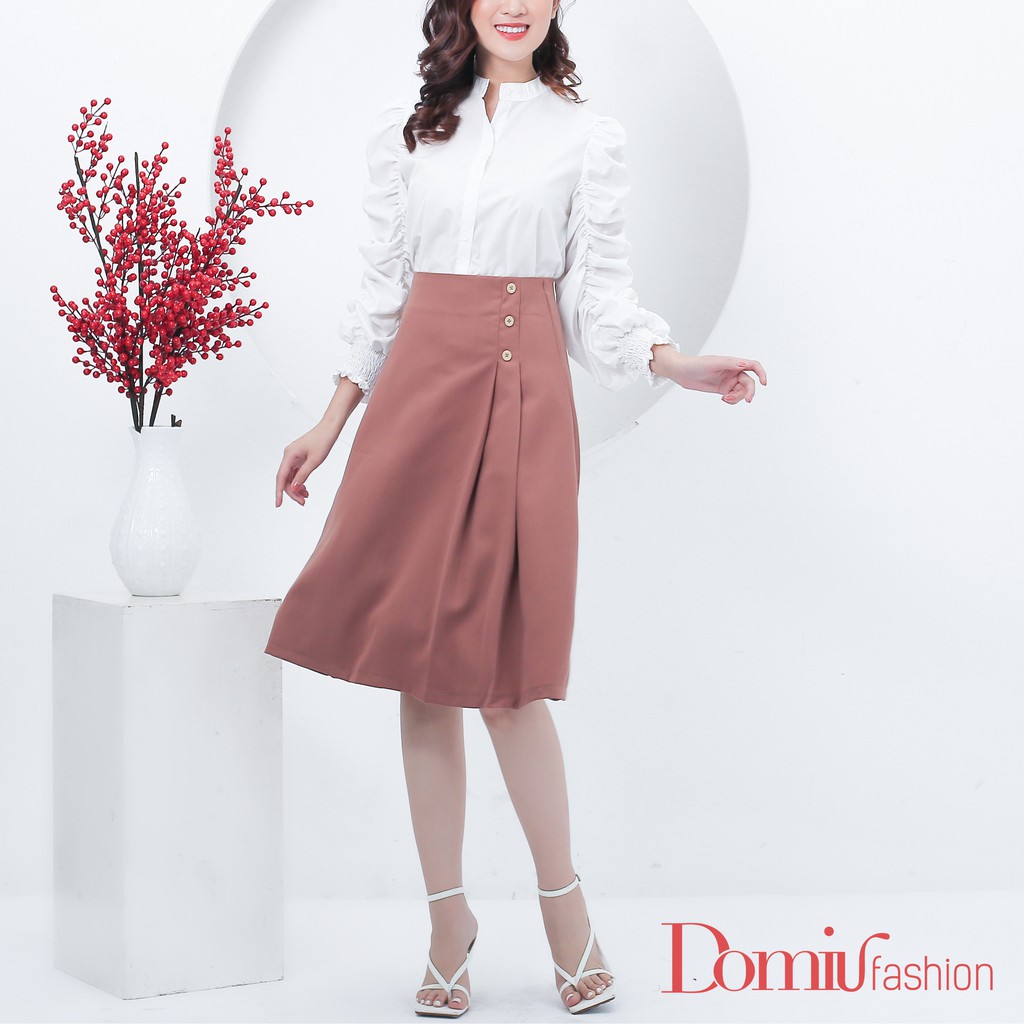 Chân váy công sở dài phối cúc_MJK001 | BigBuy360 - bigbuy360.vn