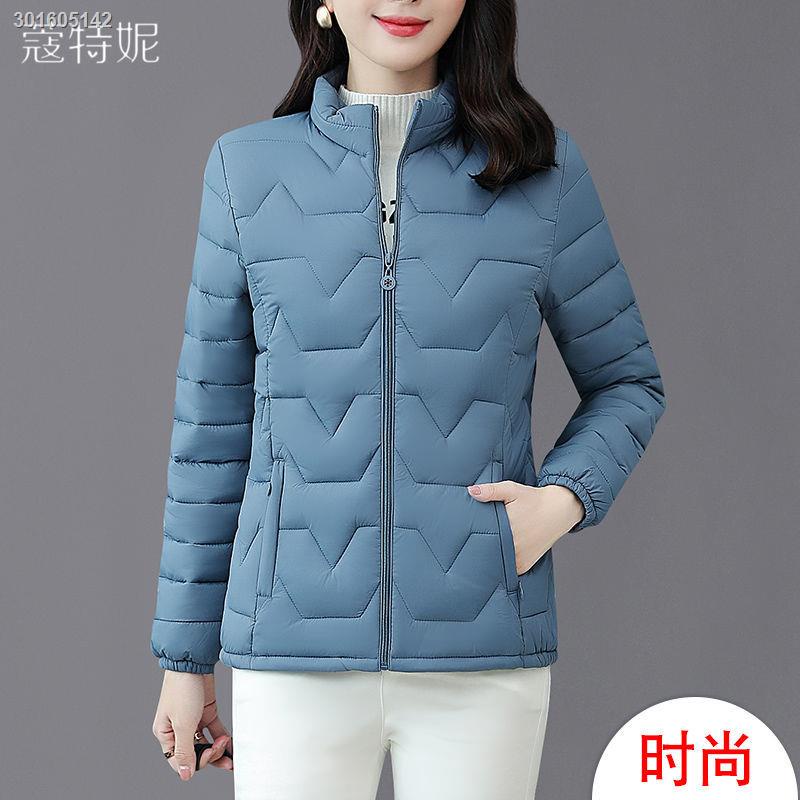Áo khoác phao dáng ngắn thời trang thu đông cho phụ nữ trung niên 40-50 tuổi