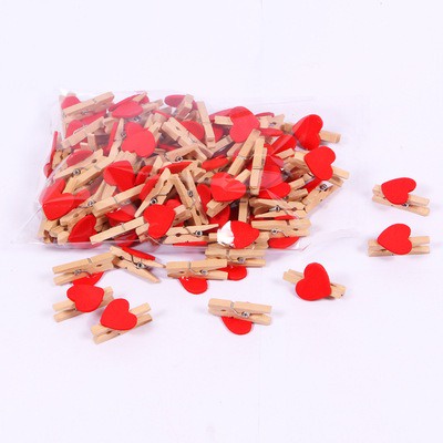 Kẹp tim trang trí treo ảnh