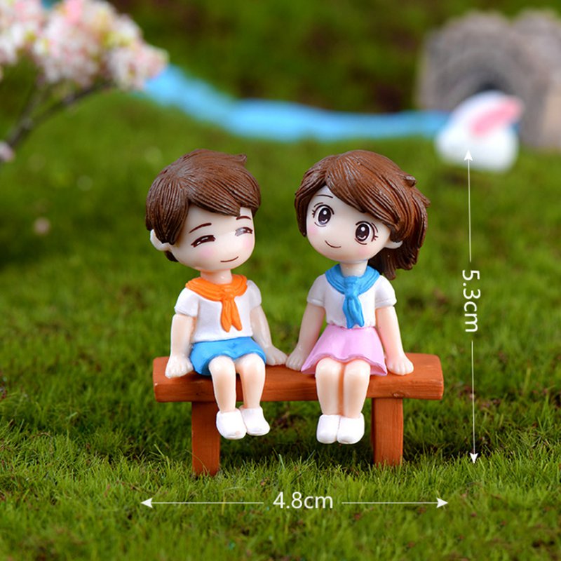 Set 3 Mô Hình Cặp Đôi Trang Trí Sân Vườn