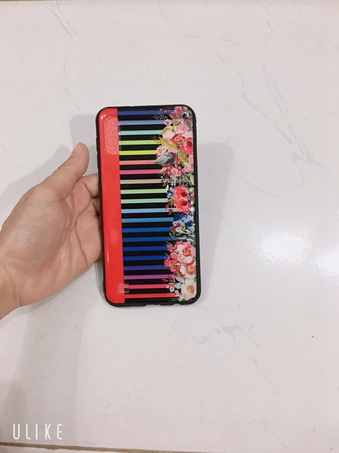 Ốp hoa kẻ sọc đỏ sam sung M10,A10
