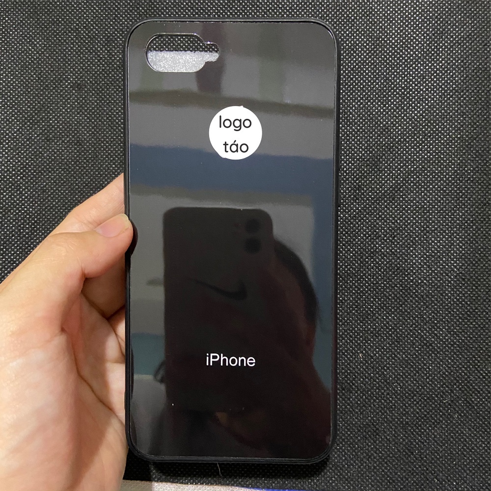 Ốp lưng giả iphone 7 plus/8 plus cho OPPO A1K/Realme C2 mặt lưng bóng đẹp