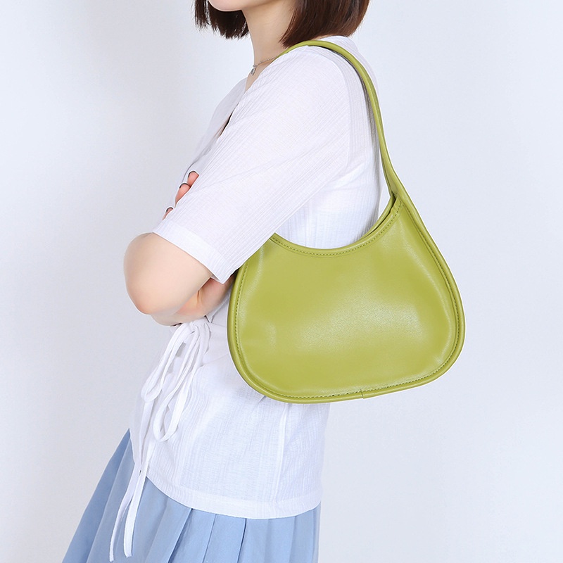 IELGY Túi Xách Nữ Kiểu Dáng Đơn Giản Màu Trơn Ngọt Ngào