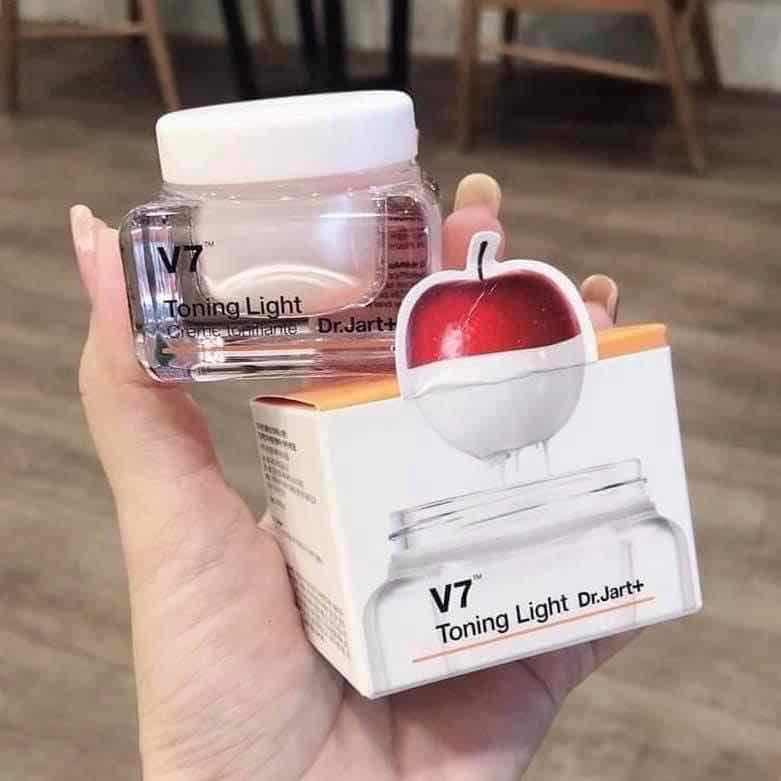 Kem dưỡng trắng da v7 Toning Light Dr.jart+ chính hãng size mini 15ml