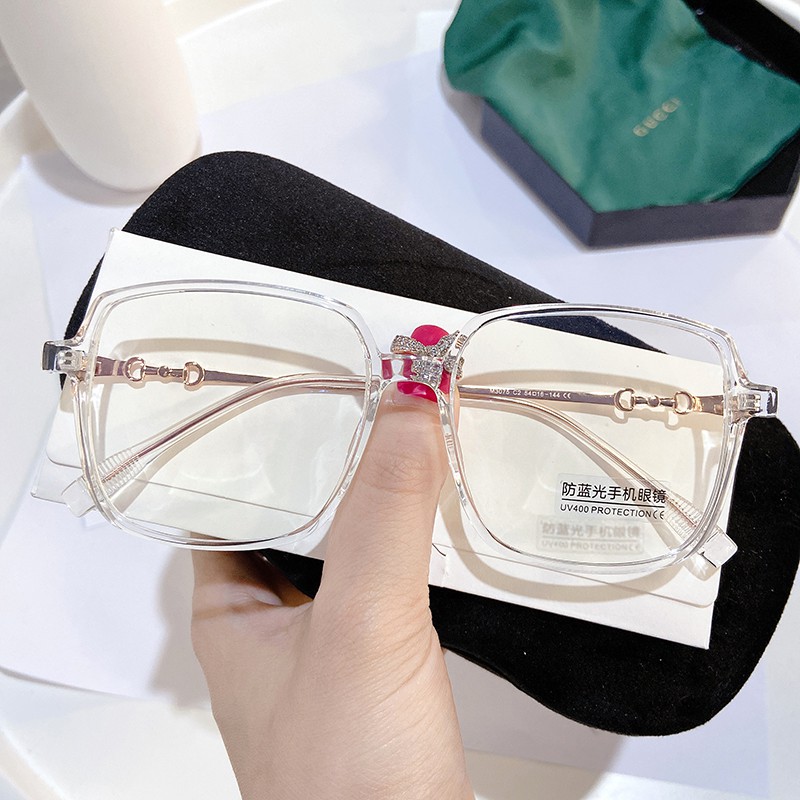 Mắt Kính Gọng Vuông Chống Ánh Sáng Xanh Thời Trang Jz3075 | BigBuy360 - bigbuy360.vn