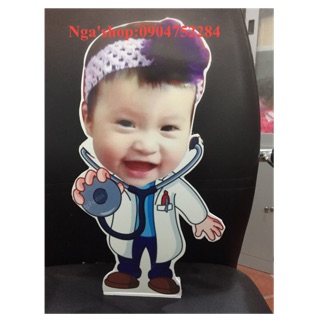 In chibi trang trí sinh nhật bé(mọi kích thước)