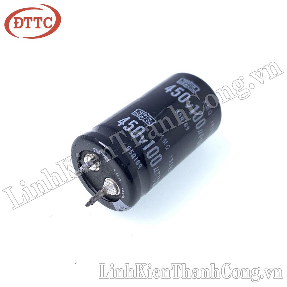 Tụ 100uF 450V Chân Cứng (22x40mm)