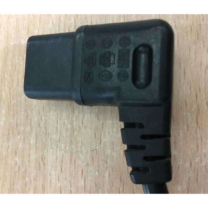 Dây nguồn cong,bẻ góc hàng chuẩn lõi đồng cho máy tính , nồi cơm điện, nồi lẩu dài 1,5m