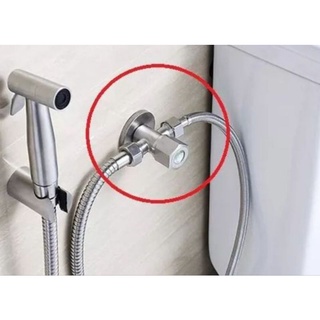 Van khóa nước bồn cầu, van chia nước giảm áp inox 304, van 1 ngã, 2 ngã