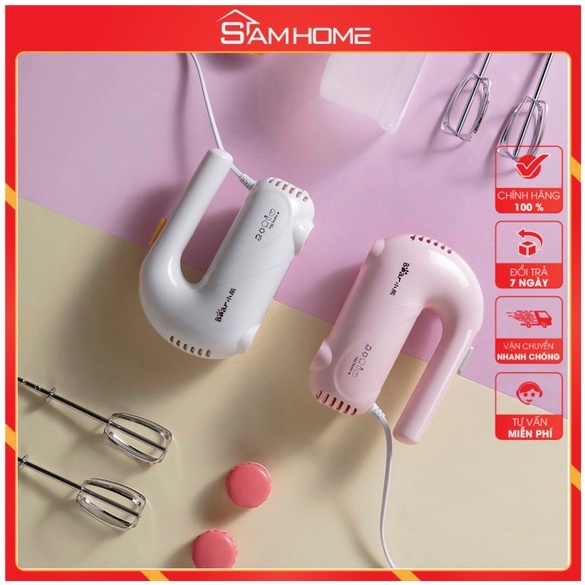 Máy đánh trứng cầm tay mini Bear A01G1, Máy đánh kem, đánh bơ tạo bọt sữa, tích hợp 5 chế độ DT1