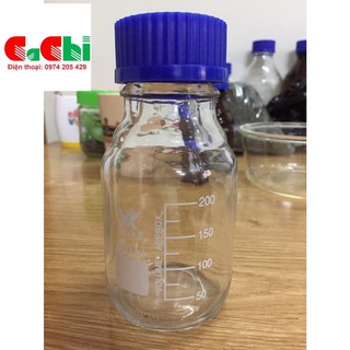 Chai thủy tinh trung tính 250ml đựng hóa chất