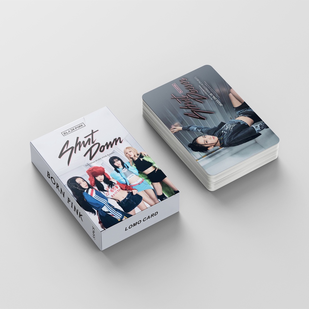 Set 55 Tấm Thẻ Ảnh LOMO Hình Nhóm Nhạc BLACKPINK