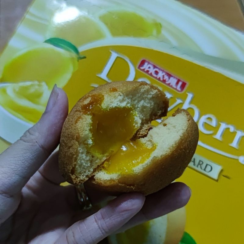 Bánh Bông Lan Dewberry JacknJill Thái Lan (Hộp 6 Cái) [DATE T4/22] - Custard Chanh Hộp 12 Gói