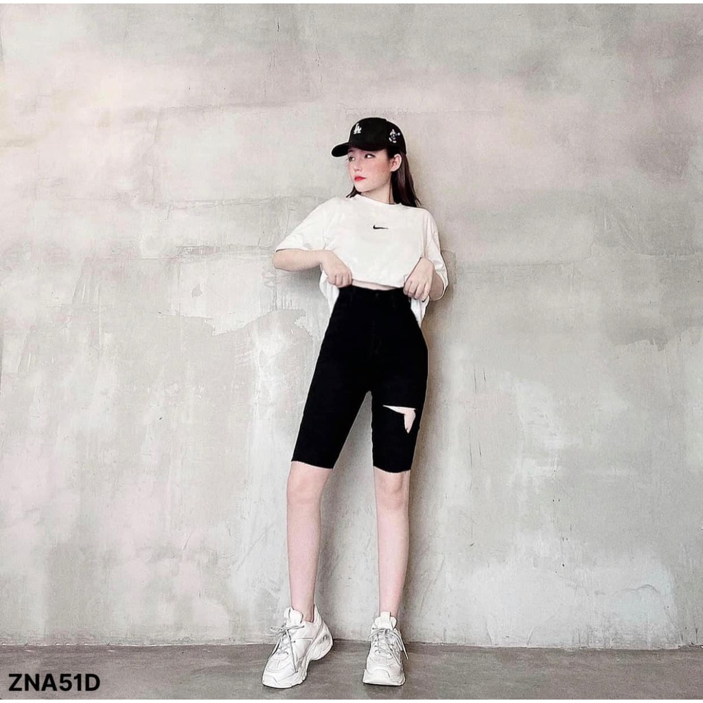 (MẪU MỚI-FREESHIP) QUẦN JEAN NGỐ ÔM RÁCH BÊN❤️CHIBEST_ZNA51