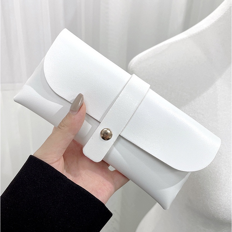 Hộp da JIUERBA đựng mắt kính thời trang mới 7cmx5cm