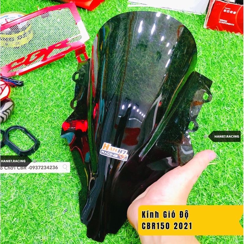 Kính Gió Độ CBR150 2021 - vòm cao đẹp hơn zin