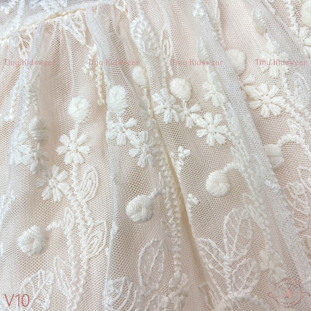 Váy Đầm Ren Búp Bê Cho Bé Gái Từ 10-18kg [V10]