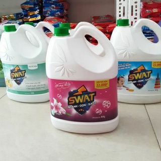 Nước lau sàn Swat hương Lily 4kg