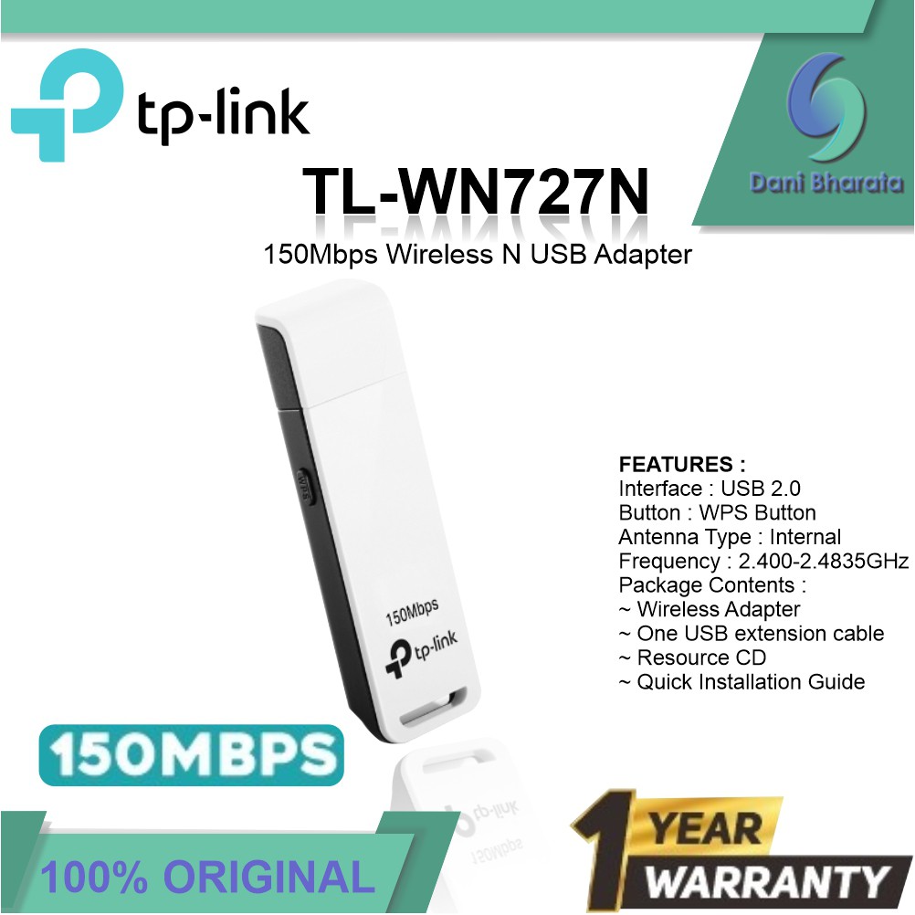 Usb phát sóng Wifi TP-Link TL-WN727N - 150Mbps