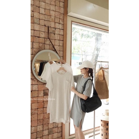 Đầm suông thun gân dày dặn cực đẹp