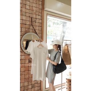 Đầm suông thun gân dày dặn cực đẹp