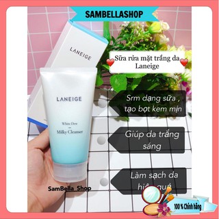 Sữa rửa mặt dưỡng trắng Laneige White Dew Milky Cleanser 150ml