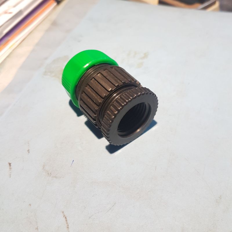 Cút nối ren trong d21mm và 27mm, 1 đầu bắt ống mềm d14mm, d16mm W-3400C