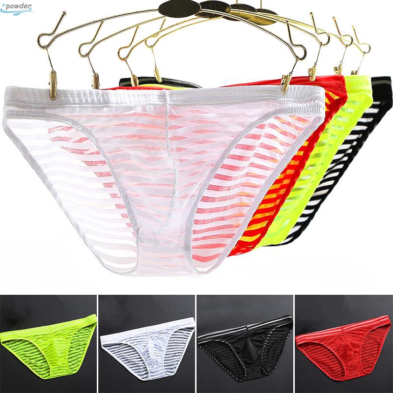 Quần LóT Nam Nylon Trong SuốT MàU Trơn ThờI Trang