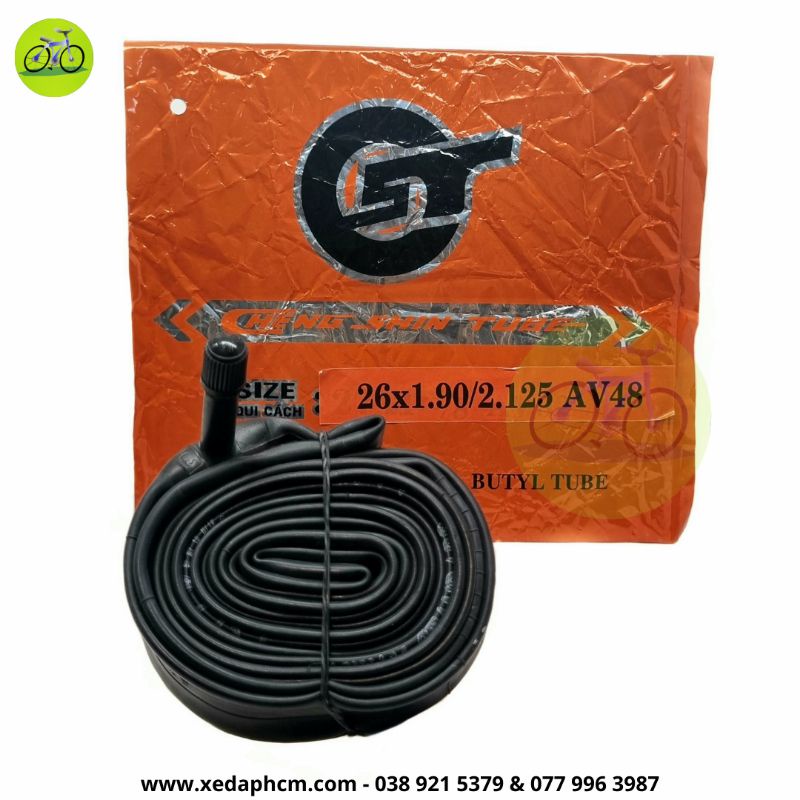 Ruột xe đạp săm CHENGSHIN 26-27x1.3/8 - 20-24-26x1.95/2.125 AV32-48mm van xe máy