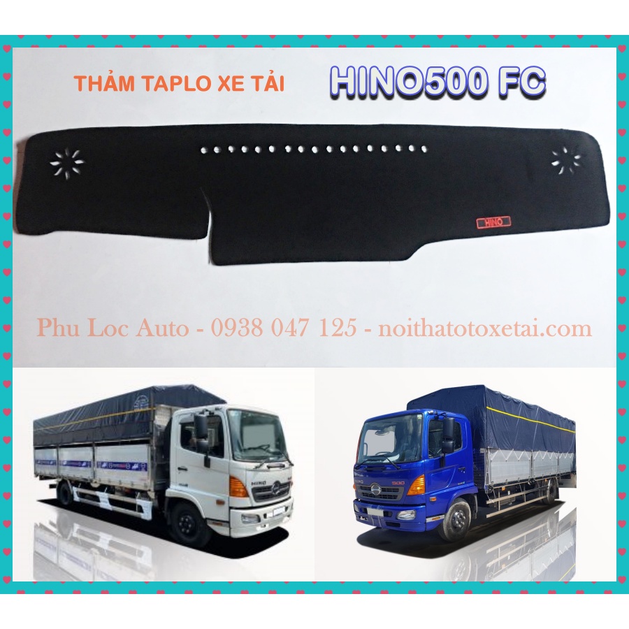 Thảm lót taplo xe tải Hino 500 FC 6 tấn 6 tấn 5 7 tấn